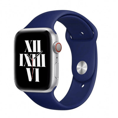 ALK Classic Silicone Band for Apple Watch in Sea Blue - Alk Designs