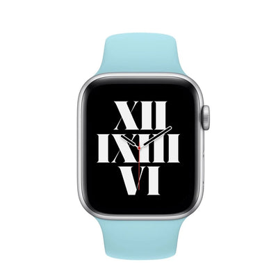 ALK Classic Silicone Band for Apple Watch in Turquoise - Alk Designs