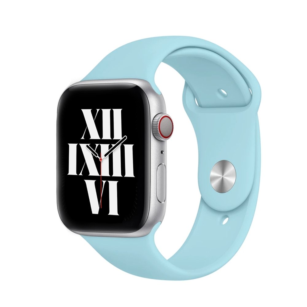 ALK Classic Silicone Band for Apple Watch in Turquoise - Alk Designs