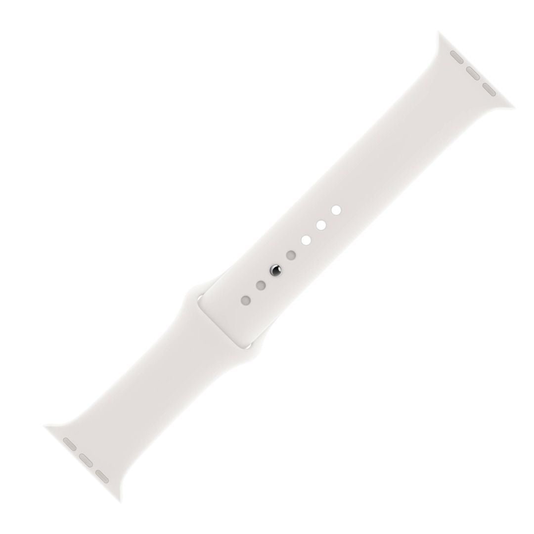 ALK Classic Silicone Band for Apple Watch in White - Alk Designs