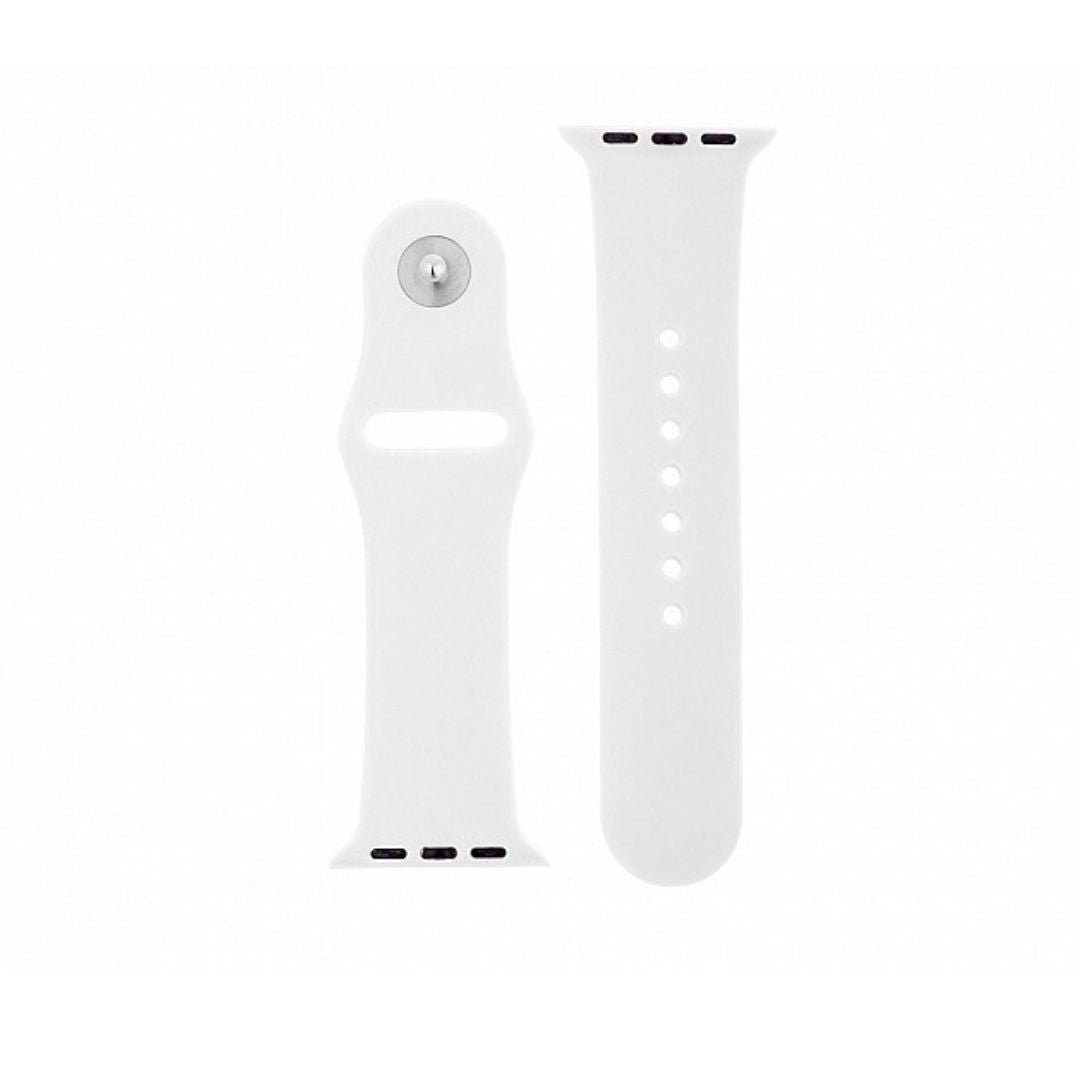 ALK Classic Silicone Band for Apple Watch in White - Alk Designs
