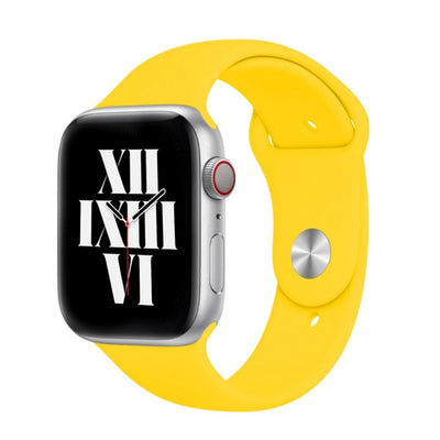 ALK Classic Silicone Band for Apple Watch in Yellow - Alk Designs