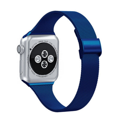 ALK Elevated Milanese Band for Apple Watch in Blue - Alk Designs