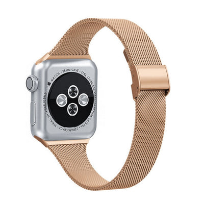 ALK Elevated Milanese Band for Apple Watch in Rose Gold - Alk Designs