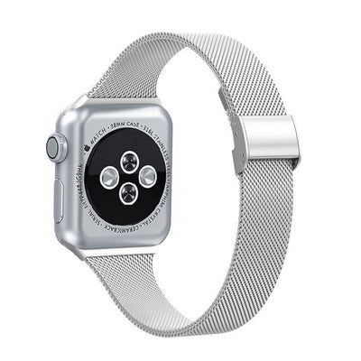ALK Elevated Milanese Band for Apple Watch in Silver - Alk Designs
