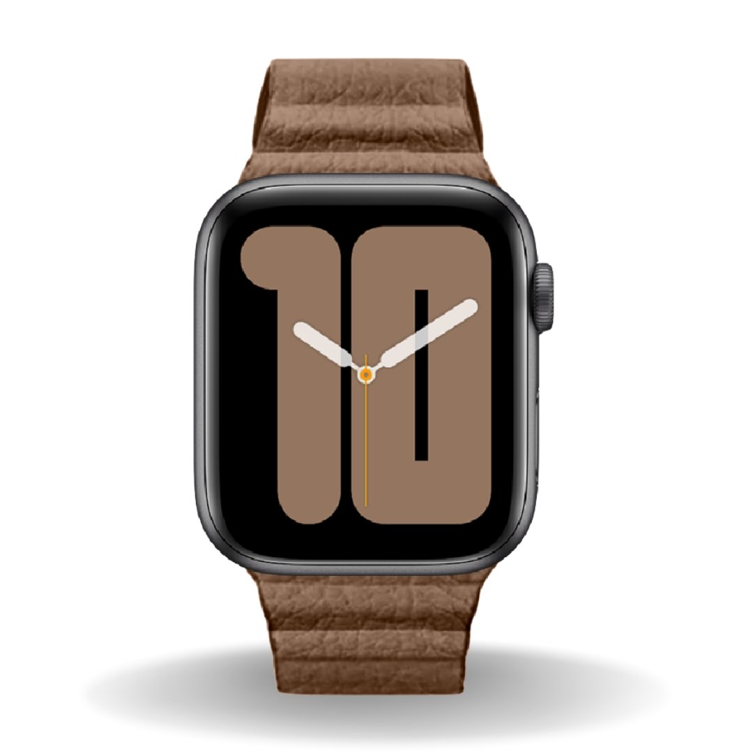 ALK Empire Leather Band for Apple Watch in Brown - Alk Designs