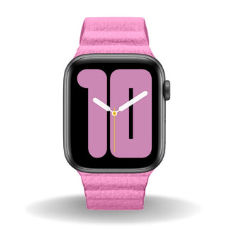 ALK Empire Leather Band for Apple Watch in Pink - Alk Designs