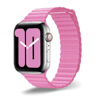 ALK Empire Leather Band for Apple Watch in Pink - Alk Designs