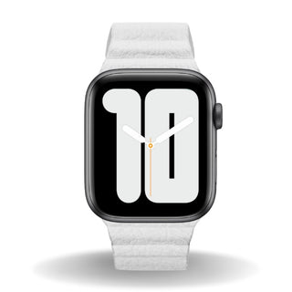 ALK Empire Leather Band for Apple Watch in White - Alk Designs