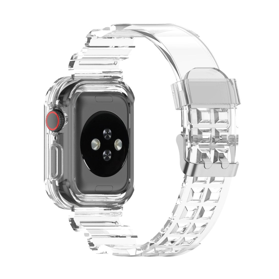 ALK Fuse Silicone Band for Apple Watch in Clear - ALK DESIGNS
