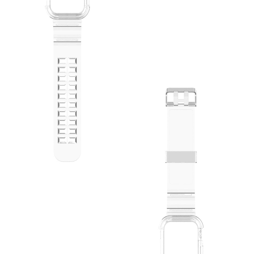 ALK Fuse Silicone Band for Apple Watch in Clear - ALK DESIGNS