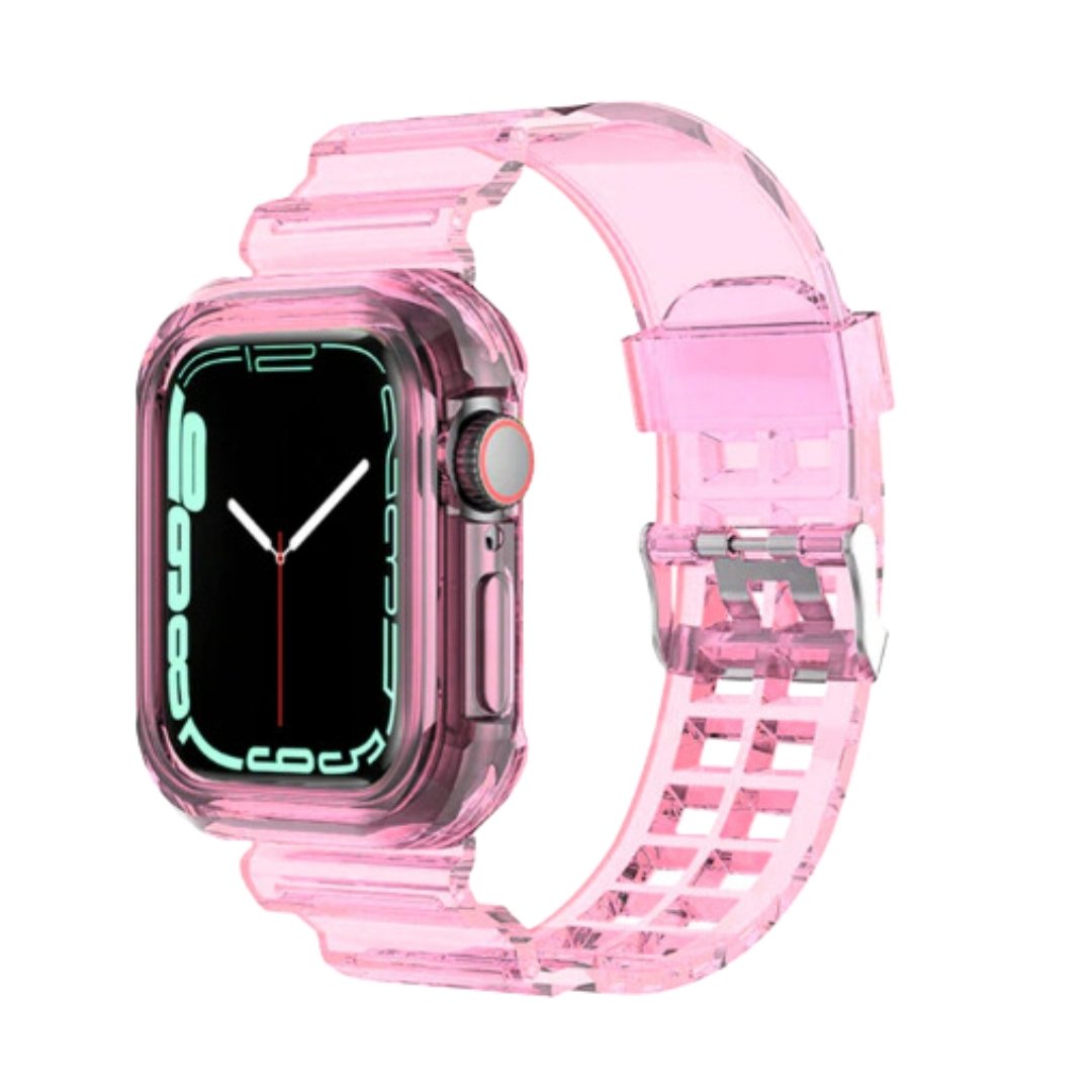 ALK Fuse Silicone Band for Apple Watch in Pastel Pink - ALK DESIGNS