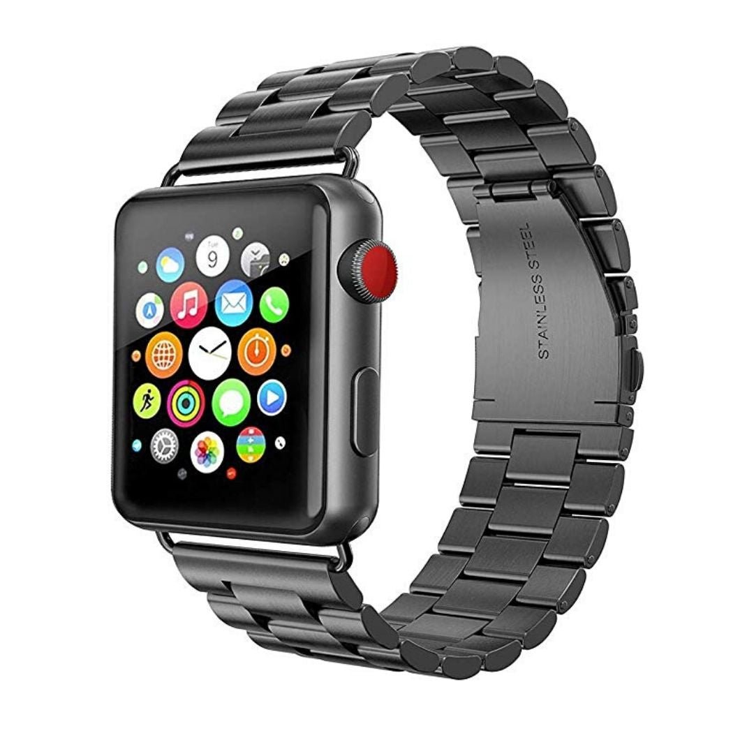 ALK Links Band for Apple Watch in Black - Alk Designs