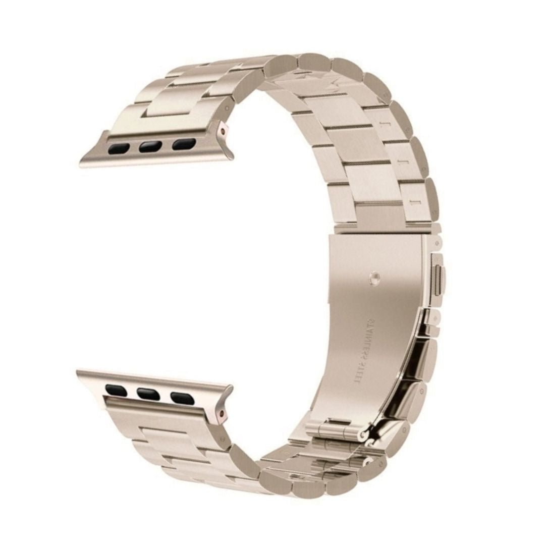 ALK Links Band for Apple Watch in Champagne Gold - Alk Designs