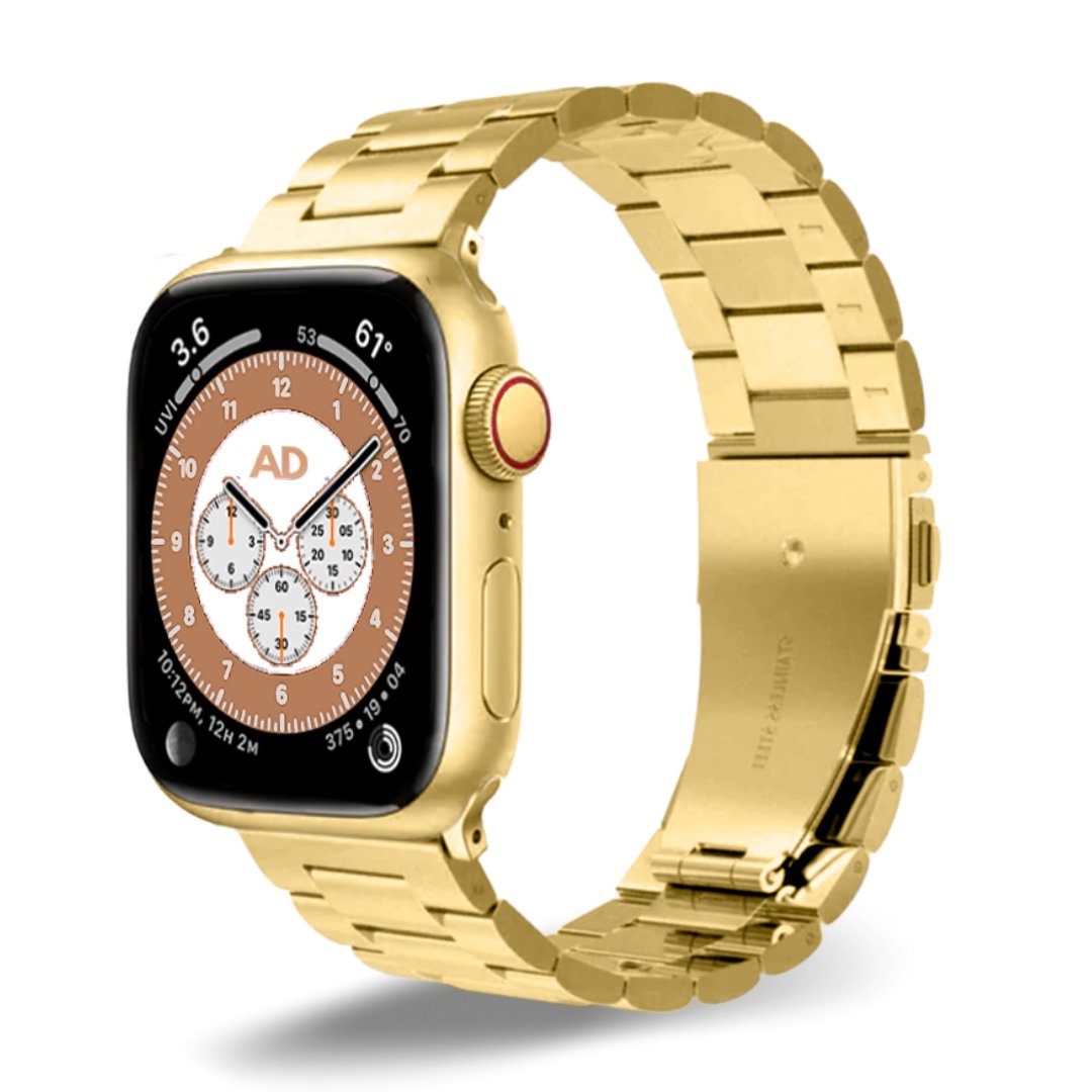 ALK Links Band for Apple Watch in Gold - Alk Designs