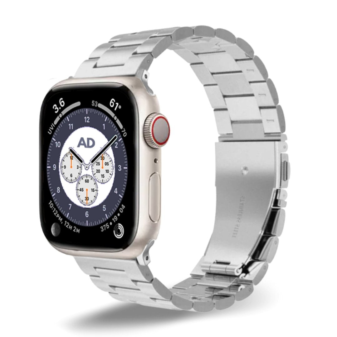 ALK Links Band for Apple Watch in Silver - Alk Designs