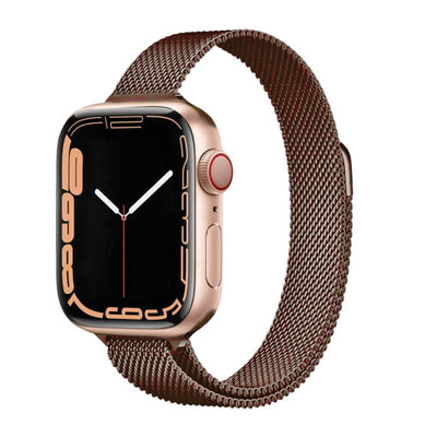 ALK Milanese Lite Band for Apple Watch in Cappuccino Brown - ALK DESIGNS