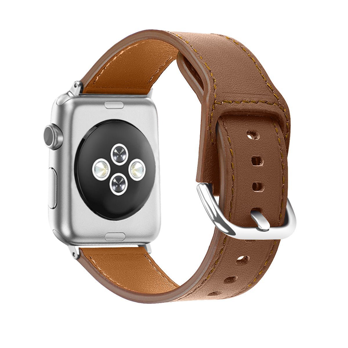 ALK Monaco Leather Band for Apple Watch in Brown - ALK DESIGNS