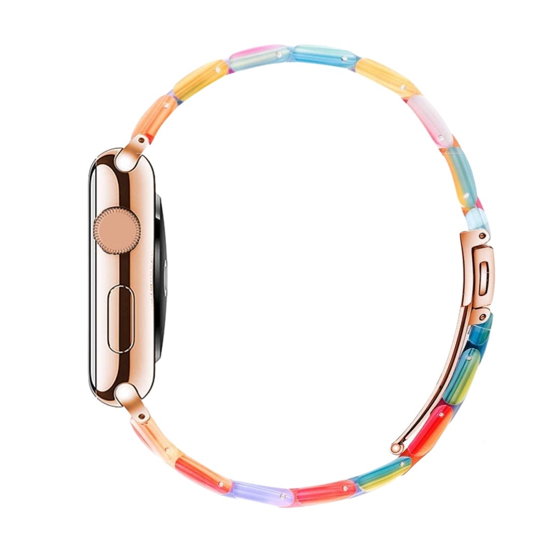 ALK Monroe Ceramic Band for Apple Watch in Rainbow - Alk Designs