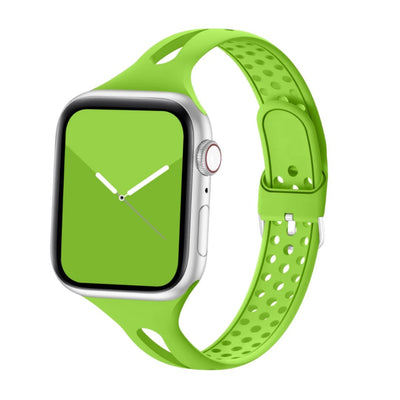 ALK Nitro Silicone Band for Apple Watch in Apple Green - Alk Designs