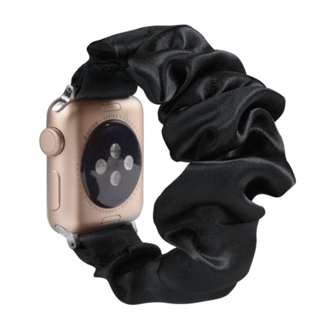 ALK Scrunchie Band for Apple Watch in Black Onyx