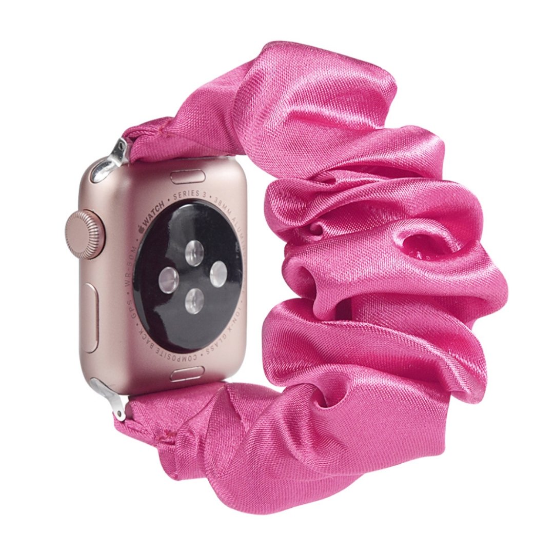ALK Scrunchie Band for Apple Watch in Flamingo Pink