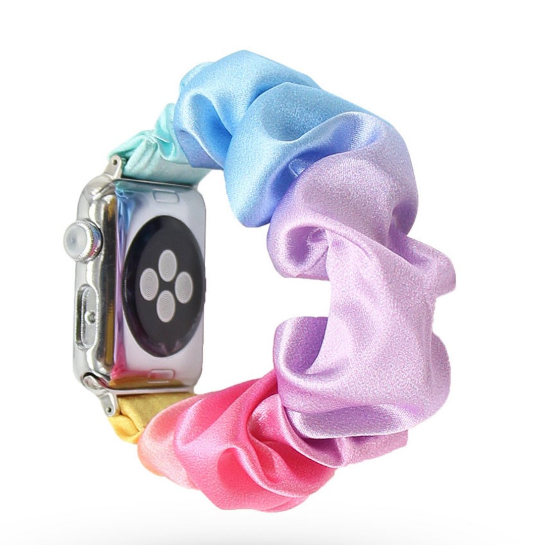 ALK Scrunchie Band for Apple Watch in Light Rainbow