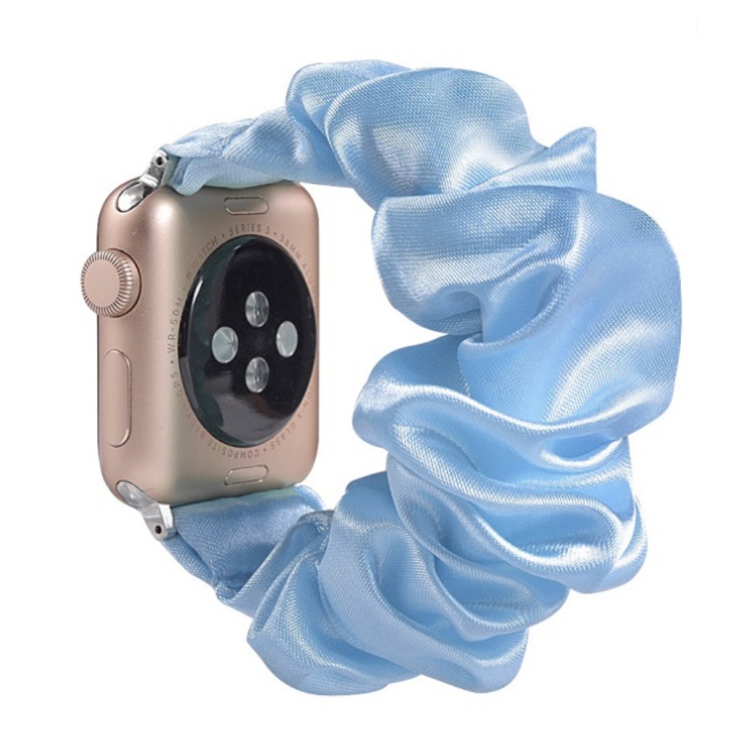 ALK Scrunchie Band for Apple Watch in Topaz Blue