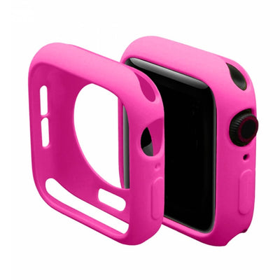 ALK Silicone Bumper Guard for Apple Watch in Bright Pink
