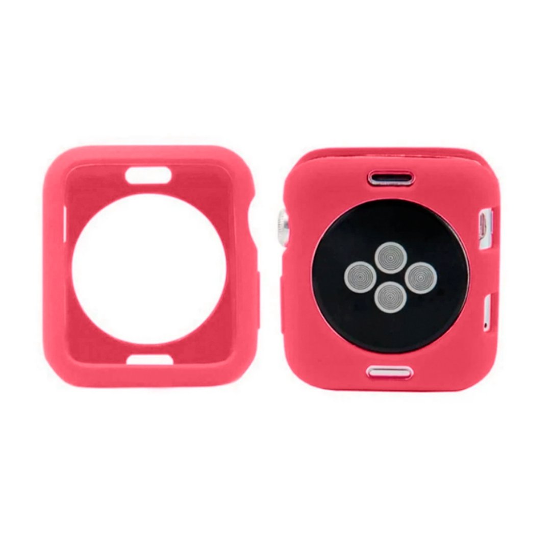 ALK Silicone Bumper Guard for Apple Watch in Paradise Pink