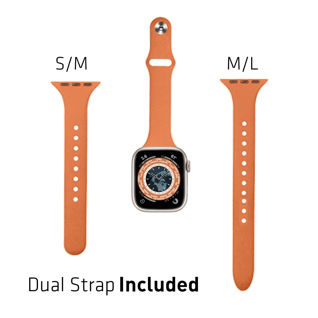 ALK Silicone Lite Band for Apple Watch in Cantaloupe