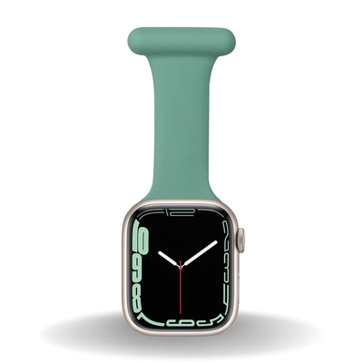 ALK Silicone Nurse Fob for Apple Watch in Dark Green