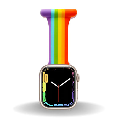 ALK Silicone Nurse Fob for Apple Watch in Rainbow