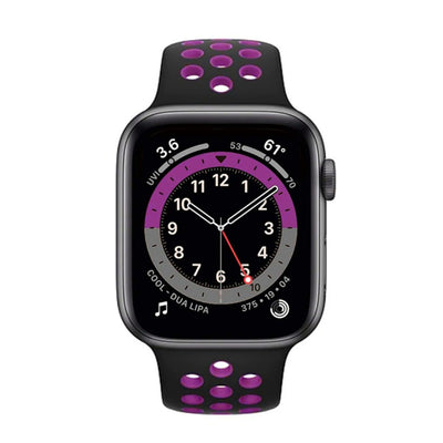 ALK Sport Silicone Band for Apple Watch in Black Indigo