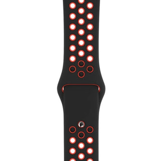 ALK Sport Silicone Band for Apple Watch in Black Red