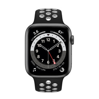 ALK Sport Silicone Band for Apple Watch in Black White