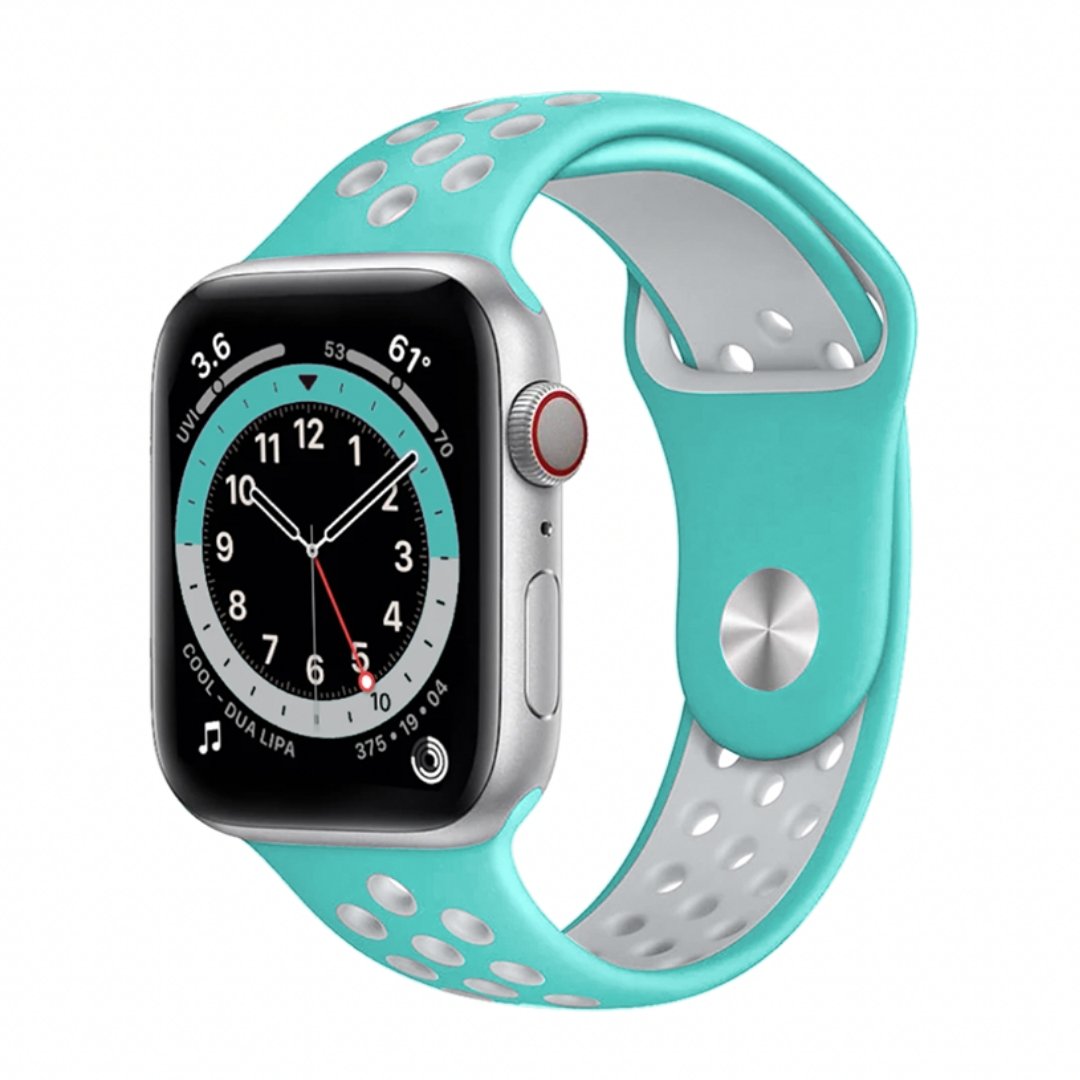 ALK Sport Silicone Band for Apple Watch in Marine White