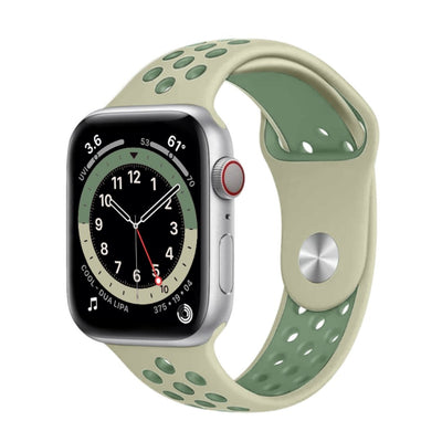 ALK Sport Silicone Band for Apple Watch in Moss Green