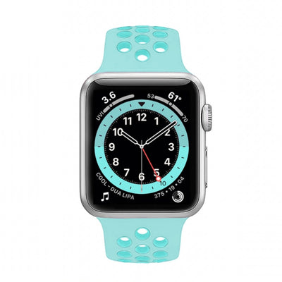 ALK Sport Silicone Band for Apple Watch in Teal Green