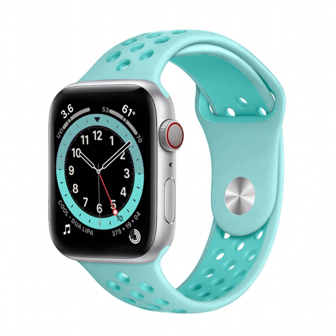 ALK Sport Silicone Band for Apple Watch in Teal Green