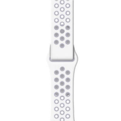 ALK Sport Silicone Band for Apple Watch in White Lavender
