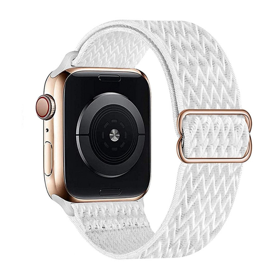 ALK Stretch Nylon Band for Apple Watch in Cloud White