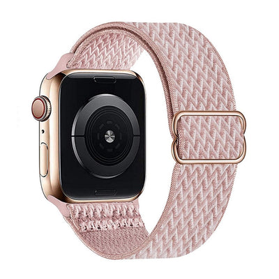 ALK Stretch Nylon Band for Apple Watch in Dusty Pink