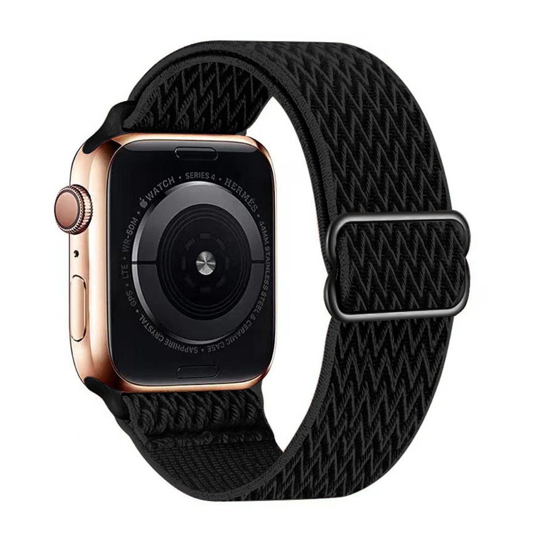 ALK Stretch Nylon Band for Apple Watch in Ink Black