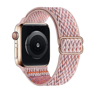 ALK Stretch Nylon Band for Apple Watch in Pink Sand