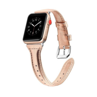 ALK Timeless Leather Band for Apple Watch in Rose Gold
