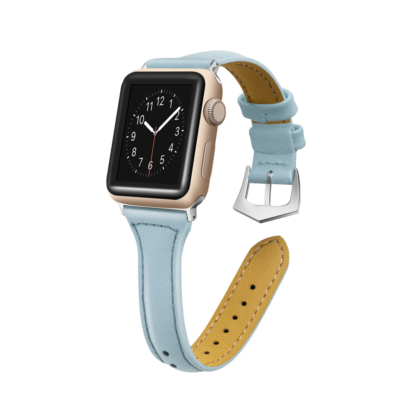 ALK Timeless Leather Band for Apple Watch in Stone Blue