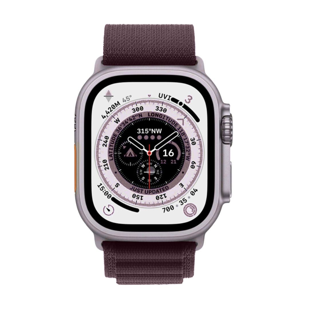 Alpine Apple Watch Band in Burgundy Purple - ALK DESIGNS