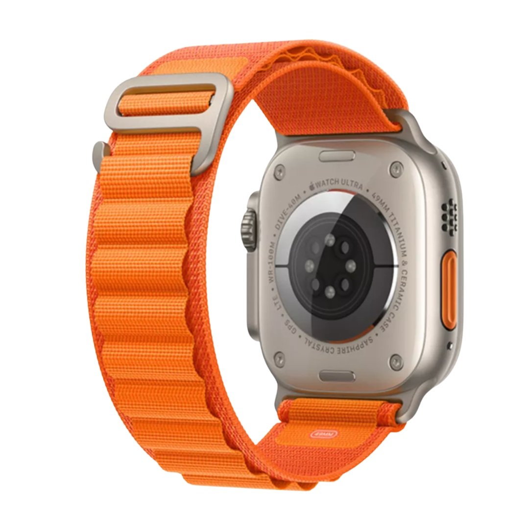 Alpine Apple Watch Band in Orange - ALK DESIGNS