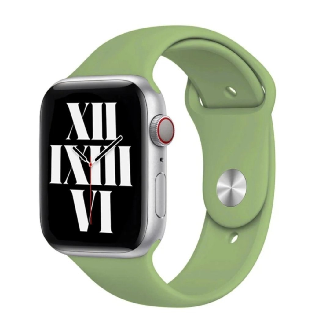 CLEARANCE ALK Classic Silicone Band for Apple Watch in Mint Green - SINGLE STRAP - ALK DESIGNS